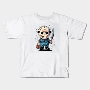 cute mad jason chibi Kids T-Shirt